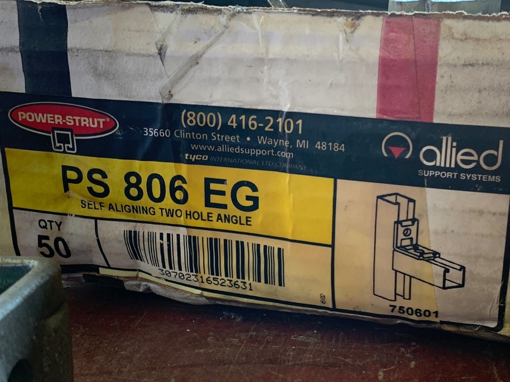 (12-Pack) Powerstrut PS806 EG Self Aligning Two Hole Angle