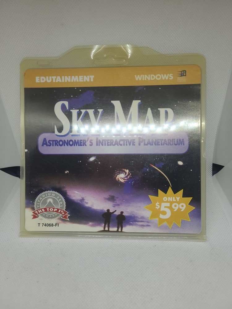 Sky Map Astronomer's Interactive Planetarium Floppy Disk