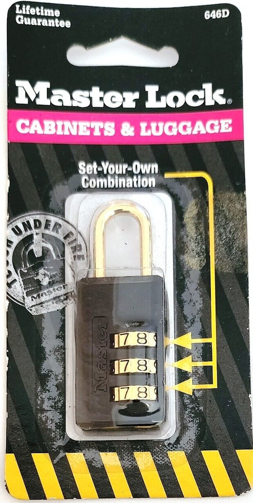 Handy Luggage Combo Padlock Master