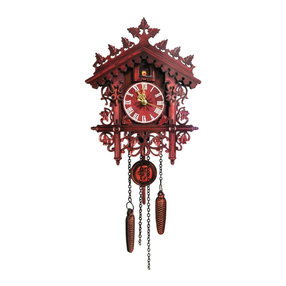 Wall Mounted Cuckoo Clock Lightweight for Kitchen Dining Room Multifunctional