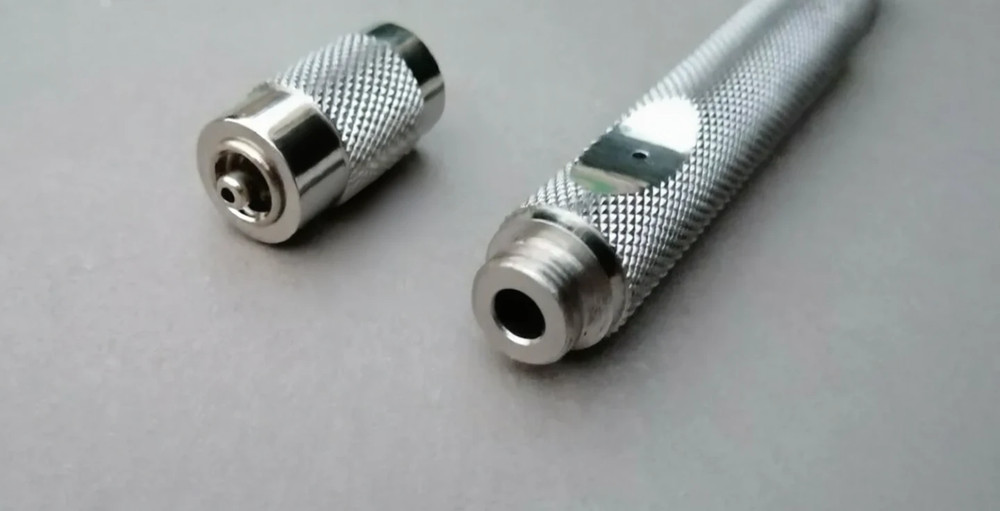 2 In 1 Liposuction Luer Lock + Threaded Fitting Handle Cosmetic Plastic Surgery