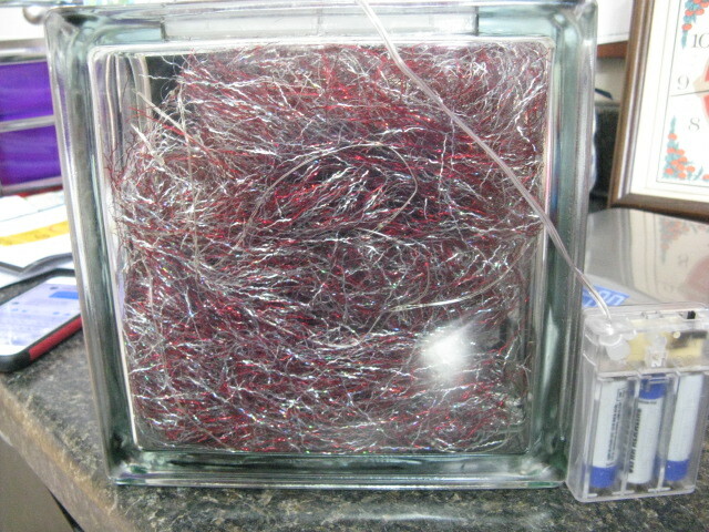 Glass Block ~ Ohio State Buckeyes ~ Lights Up ~ **Gift Idea