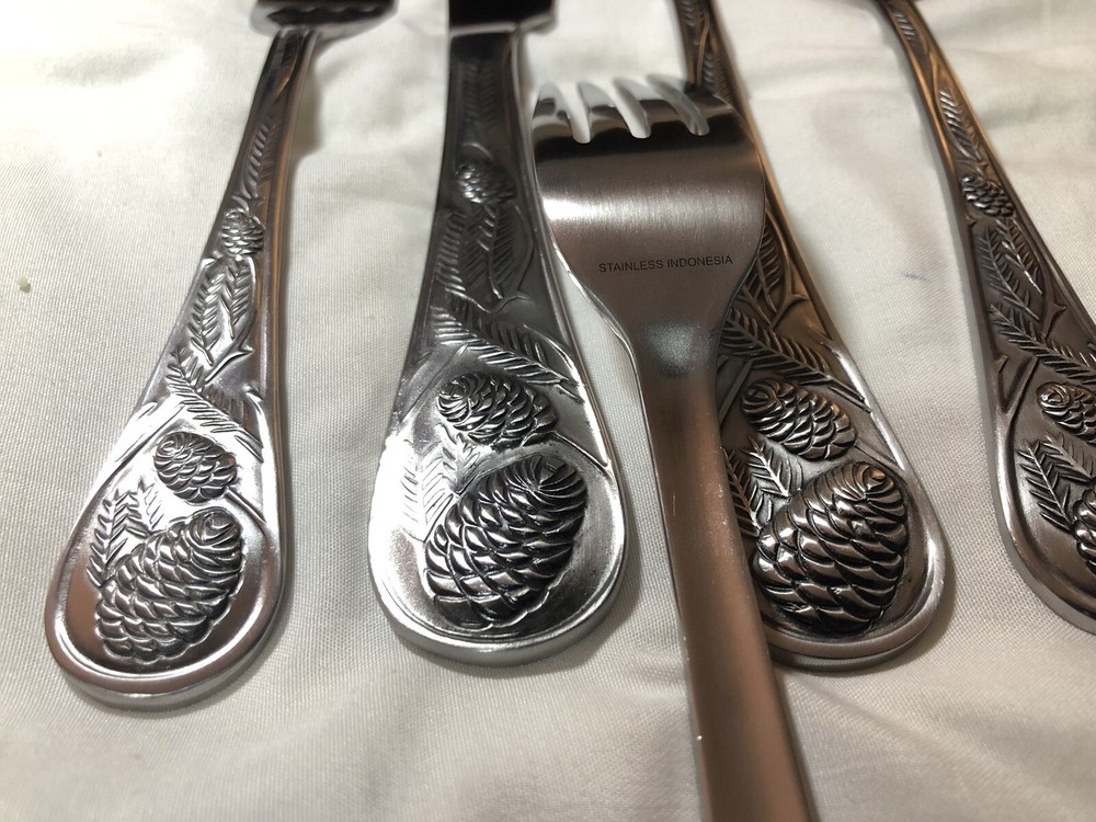 CAMBRIDGE - PINE CONE - Stainless Flatware Silverware - YOU CHOOSE CHOICE - NEW*