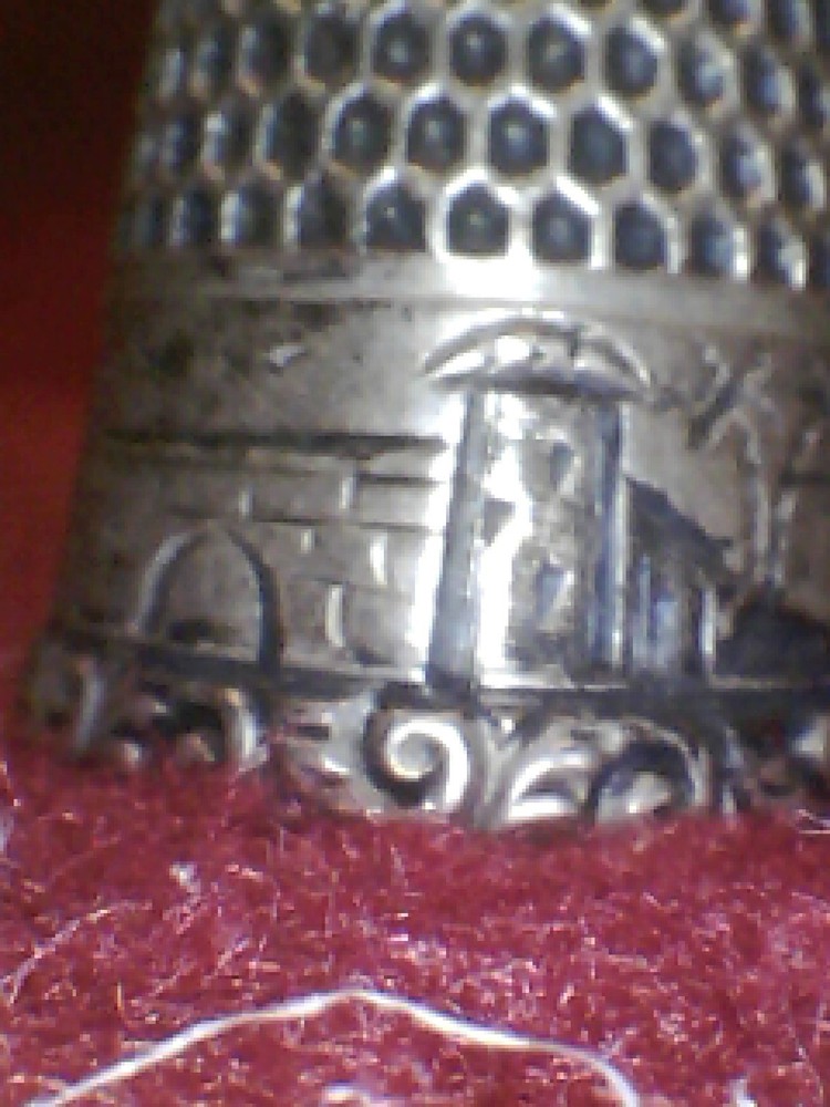 Vintage Sterling Thimble #6