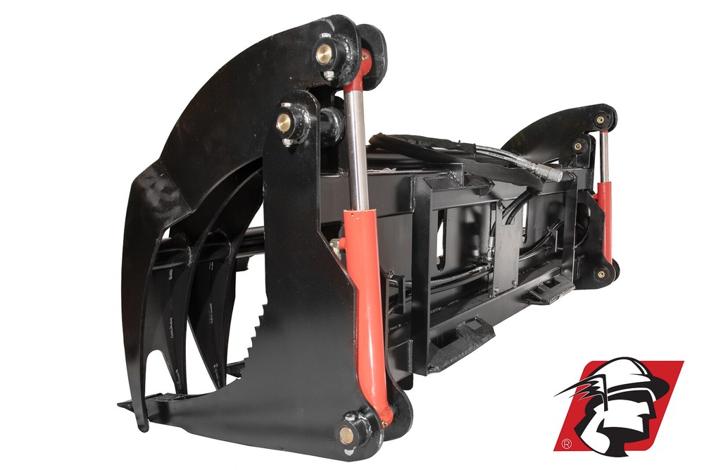 Skid Steer Root Rake Grapple Bucket 68" Wide