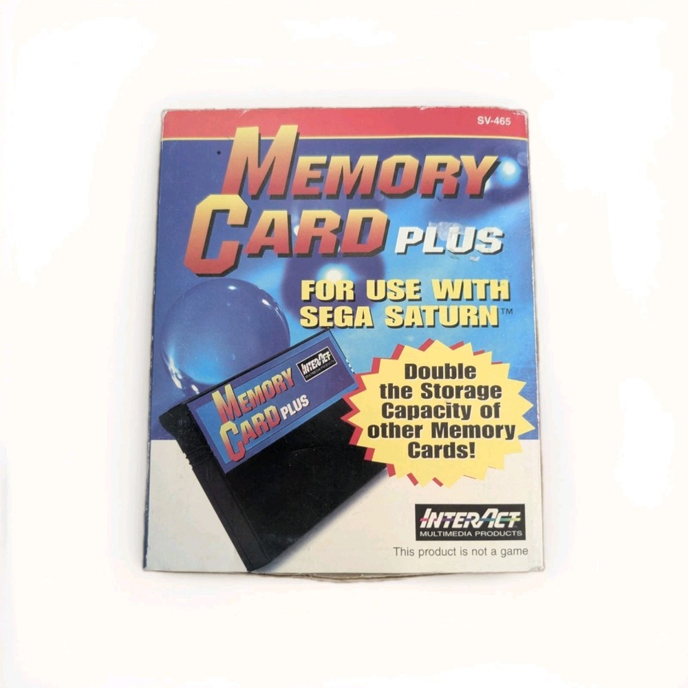 Sega Saturn Interact Memory Card Plus Tested