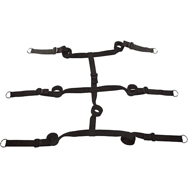 Sportsheets Edge - Under The Bed Restraint System - Black