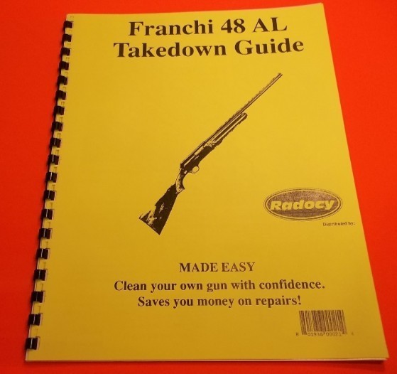 Franchi 48 AL Semi-Automatic Shotgun Takedown Guide – Printed Reference (214)