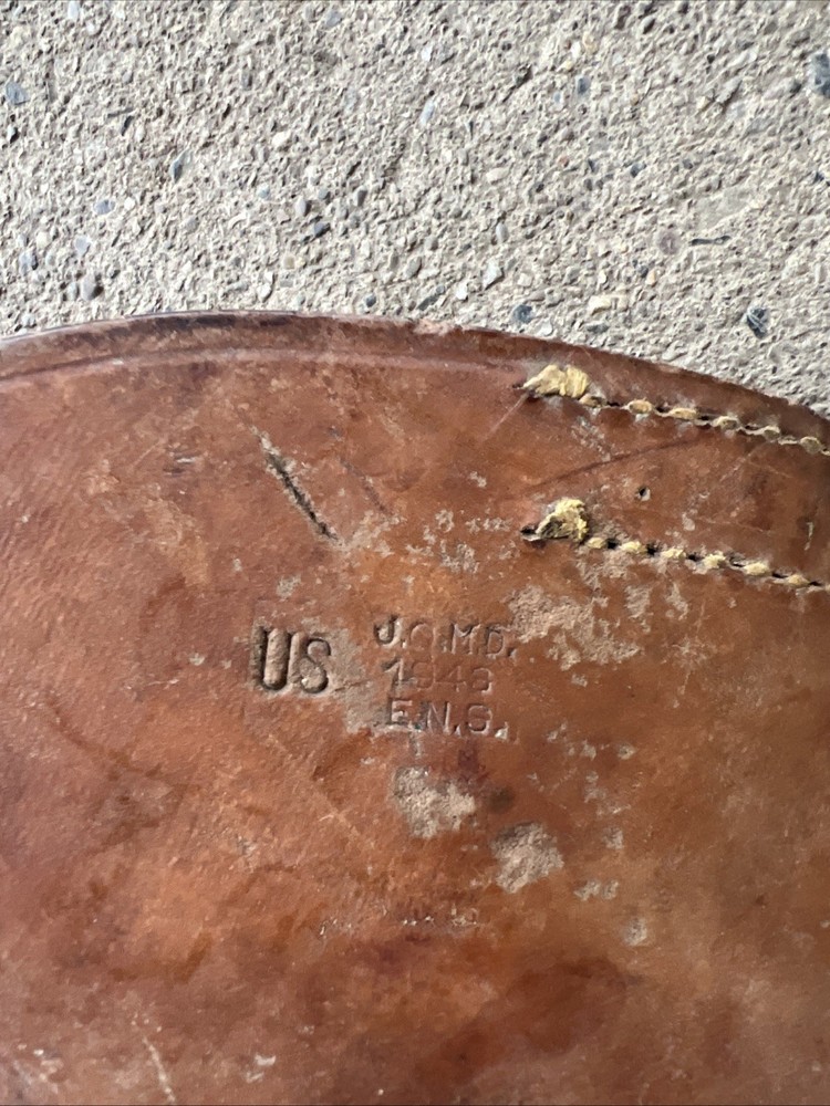 WW2 US Leather M1 Garand Scabbard 1943 Dated (CC211