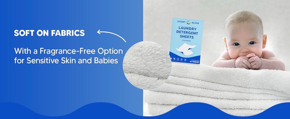 Laundry Deternt Sheets. Pre-Measured Laundry Sheets.