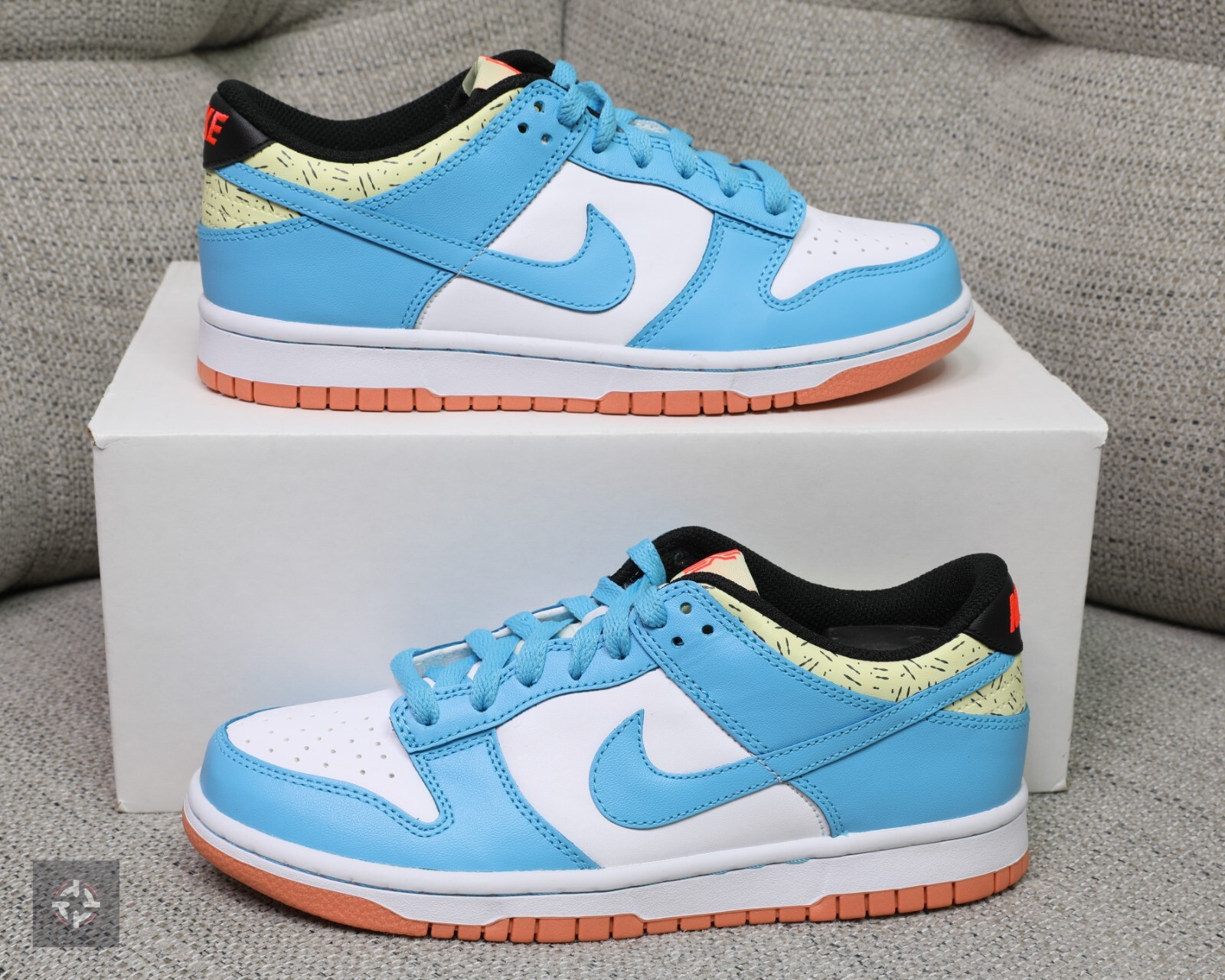 Nike Dunk Low Kyrie Irving Blue Athletic Shoes Youth Size 6.5Y-7Y (DN4179-400)