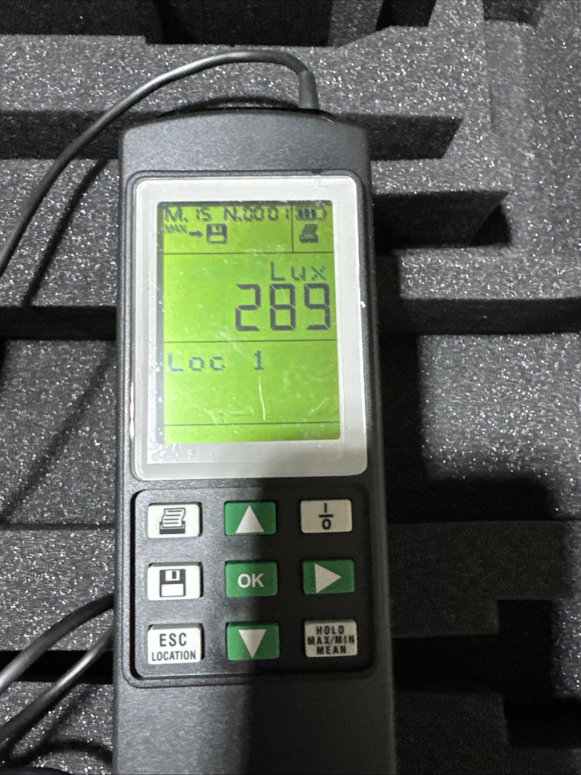 Testo 545 Illuminance Meter Photometer Printer 0554 0549