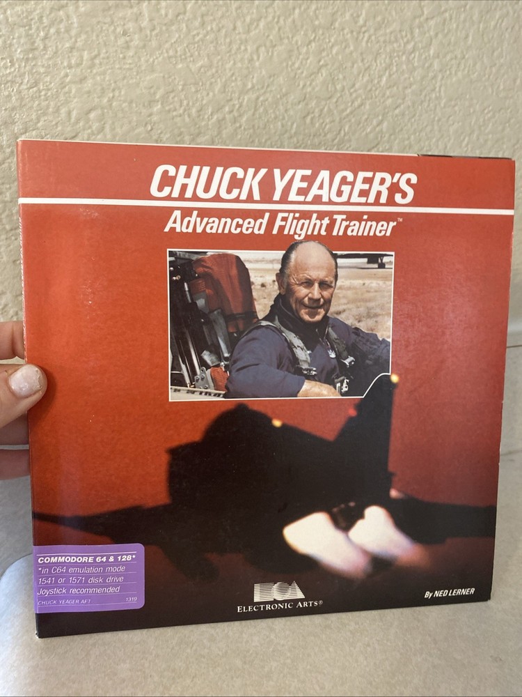Commodore64 Chuck Yeagers Advanced Flight Trainer Commodore 64
