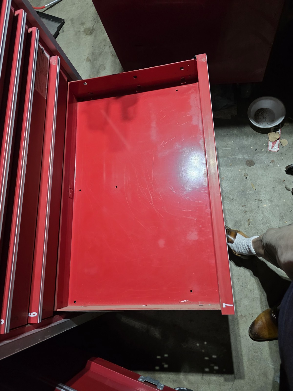 Snap-on Kr657 Tool Chest, Red With Original Lock & Key Good Shape