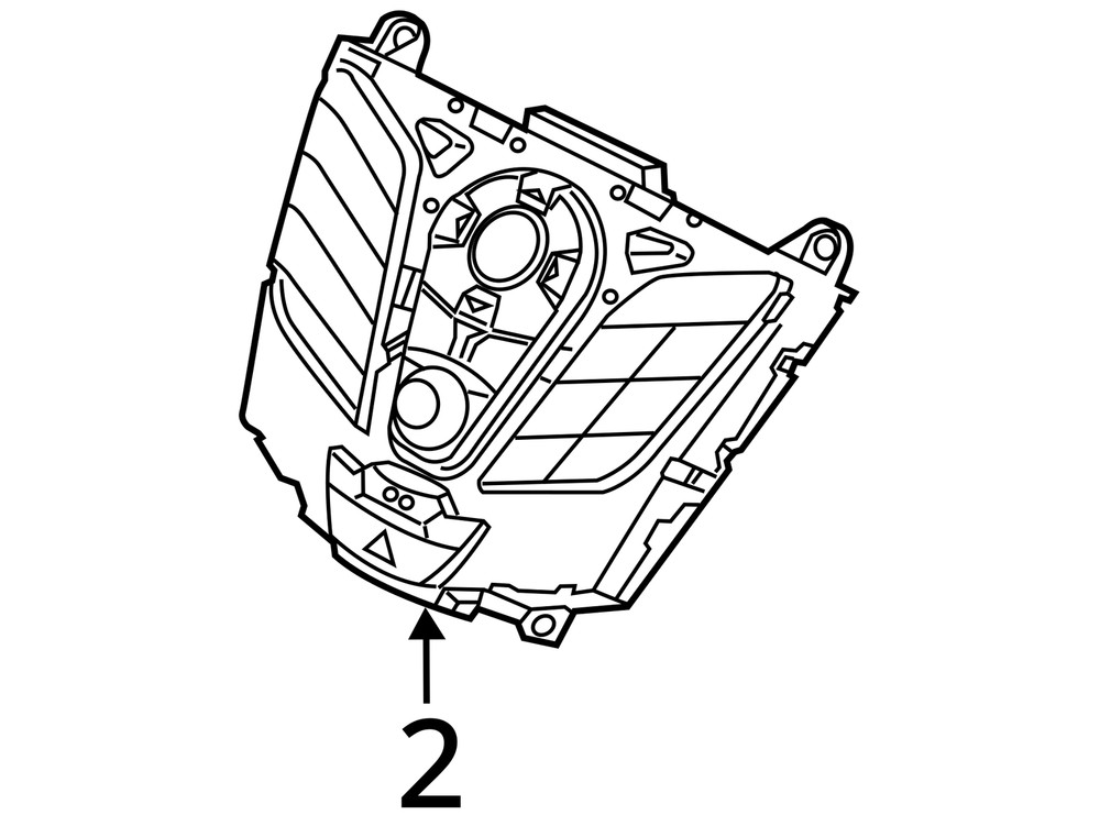 CONTROL PANEL OEM 15-18 FORD FOCUS 1YR WRNTY