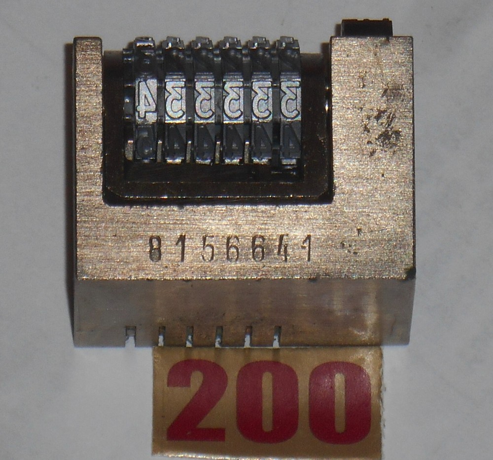 NEW letterpress numbering machine | 200