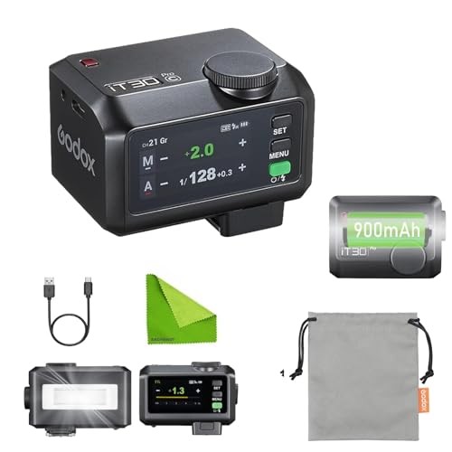 Godox iT30Pro C TTL-Compatible Camera Flash   Touch Screen High-Speed ​​Sync