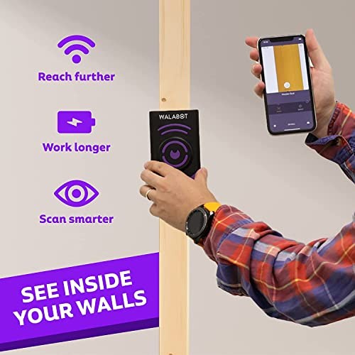 Walabot DIY 2 – Visual Stud Finder & Wall Scanner for Drywall. Detects 1 pack
