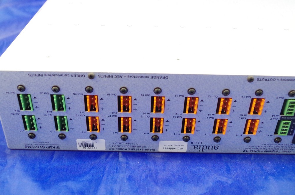 BIAMP AUDIAFLEX TI-2 Digital Audio Processor - Unit Only Read Description