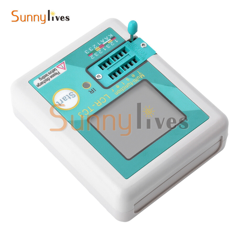 LCR-TC3 High-precision Transistor Tester Diode Capacitance Test Meter + Cable US