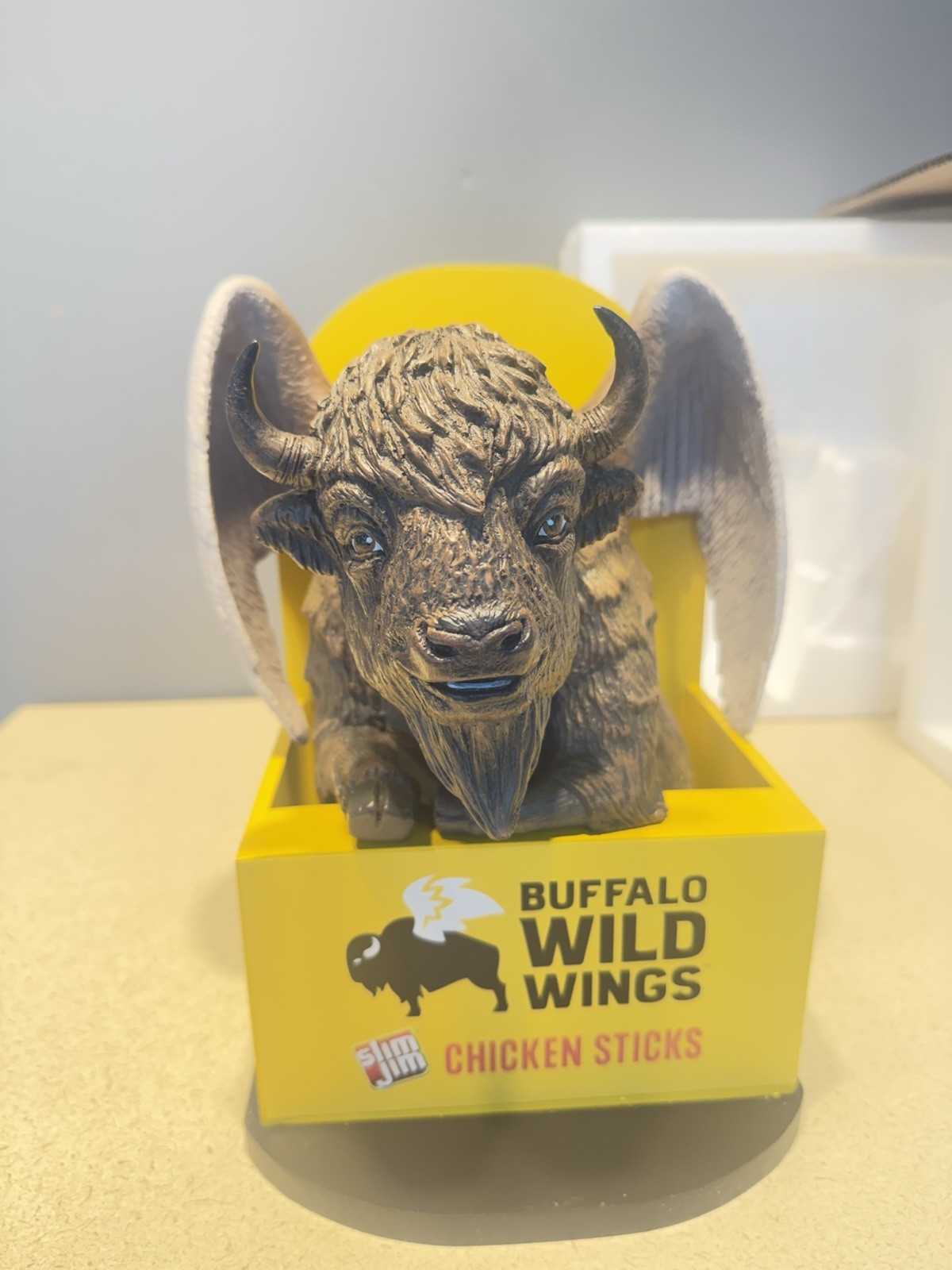Slim Jim Buffalo Wild Wings Chicken Sticks Display With Box & Plastic