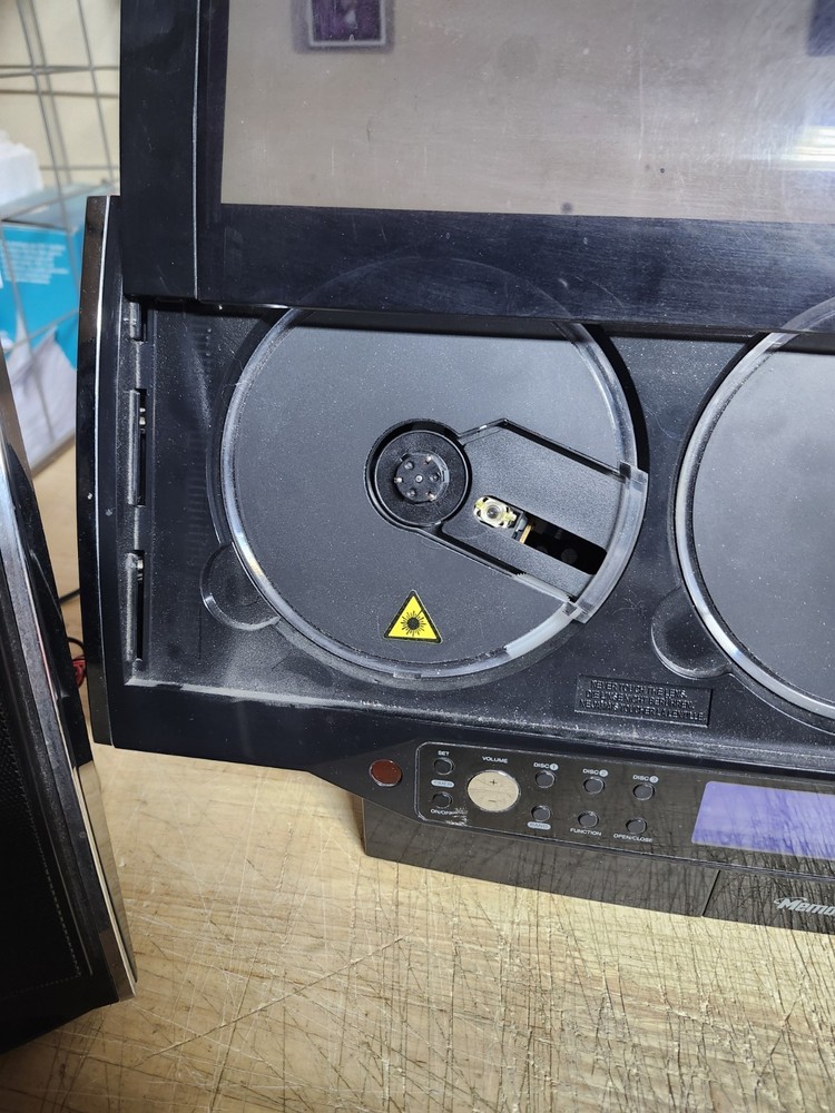 Memorex MX4143 3 CD Micro System Stereo Used Tested