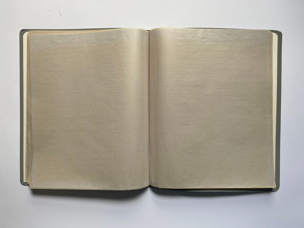 VINTAGE HARCO MINT SHEET FILE - CAPACITY 14 PAGES 3 POCKETS 11.5" x 9.5"