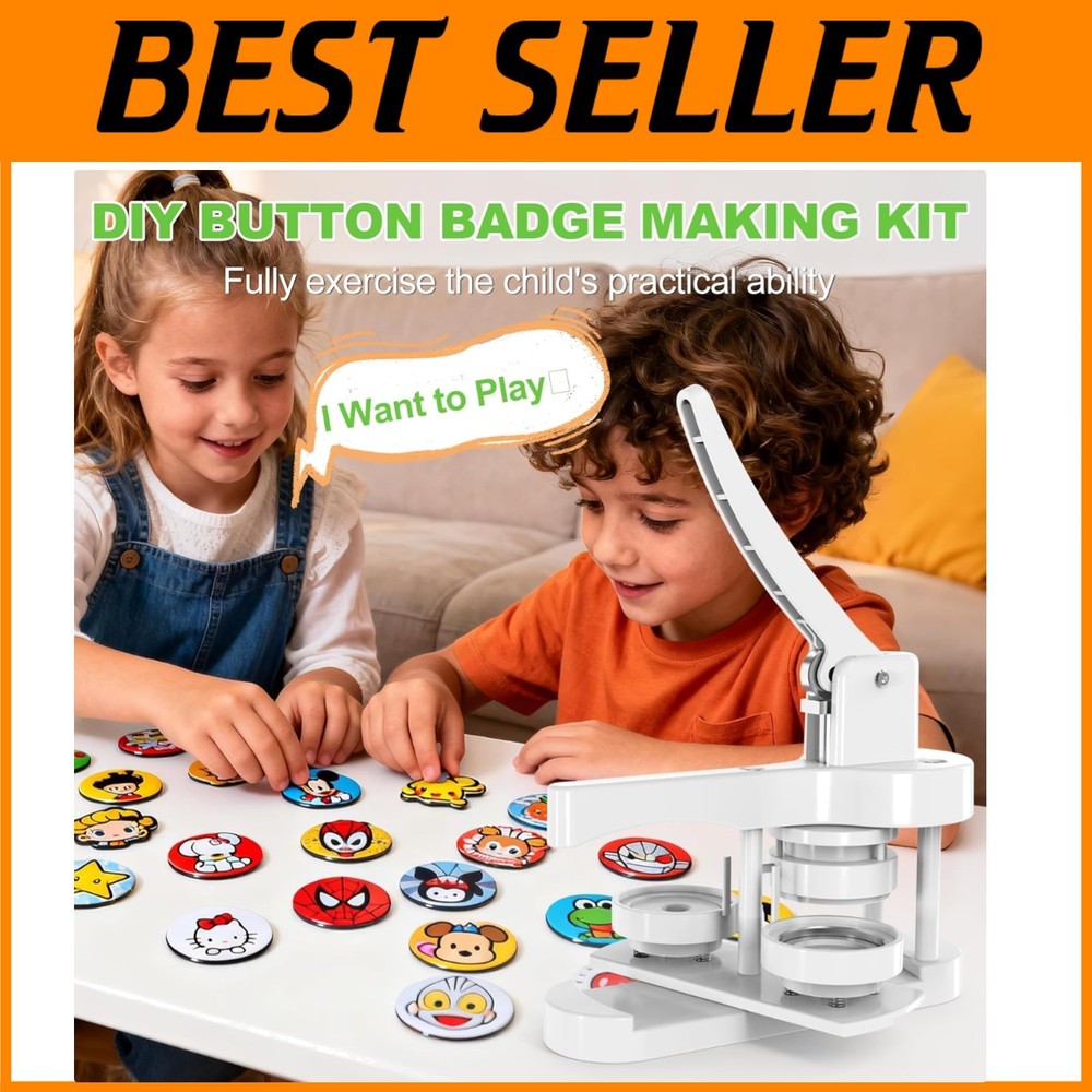 Creative Pin Maker Machine for Personalized Buttons