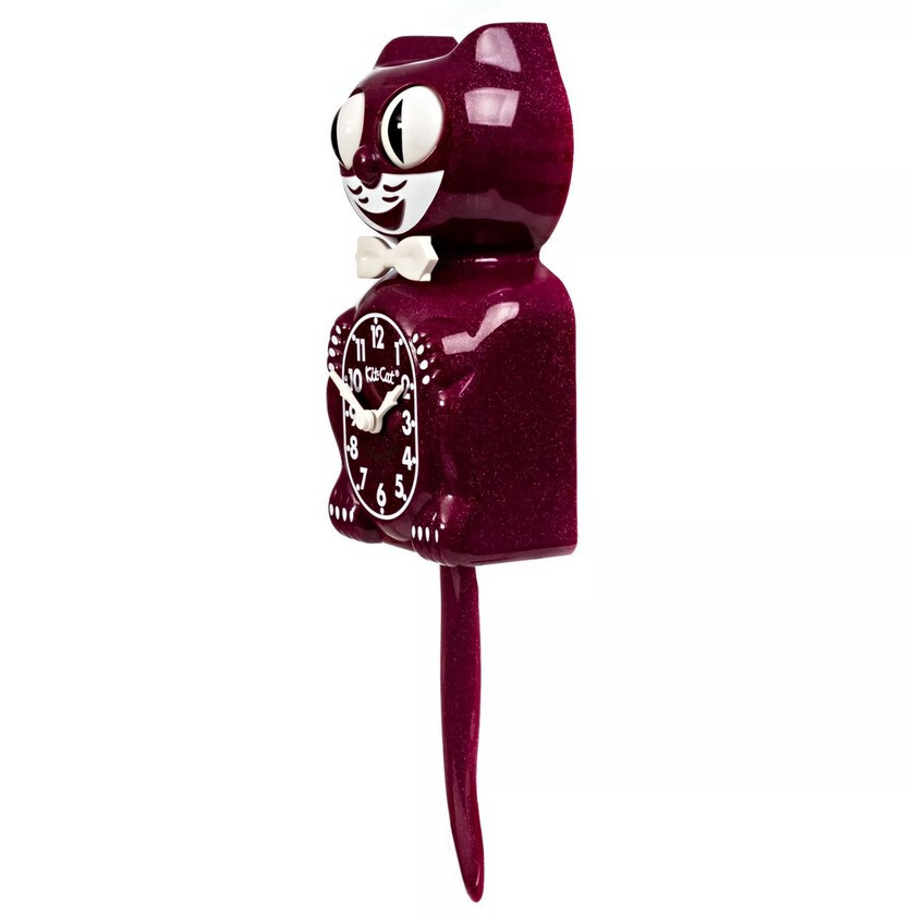 Ruby Red Kit Kat Cat Klock Clock FREE US SHIPPING