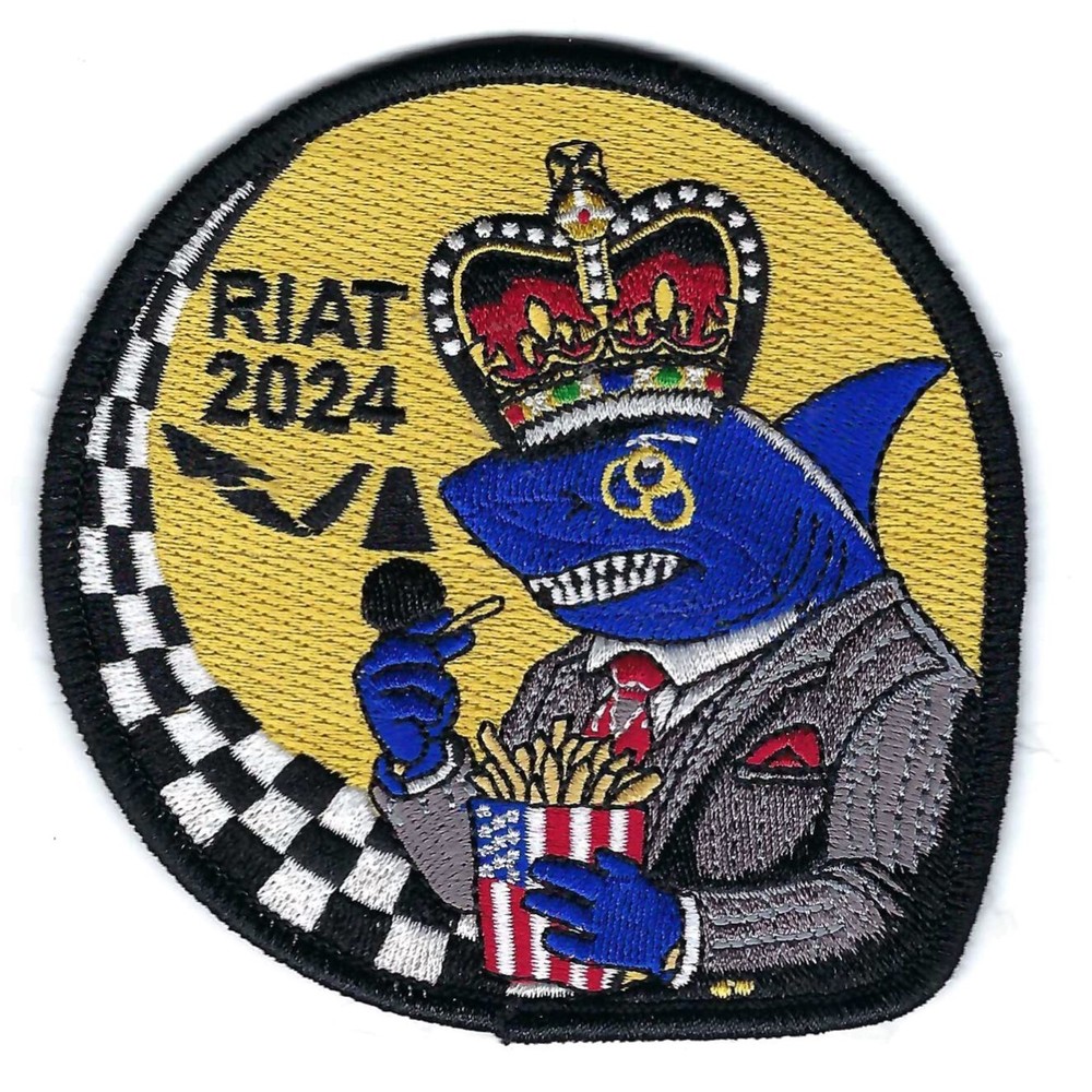 93rd FIGHTER SQUADRON 'MAKOS' RIAT 2024 patch
