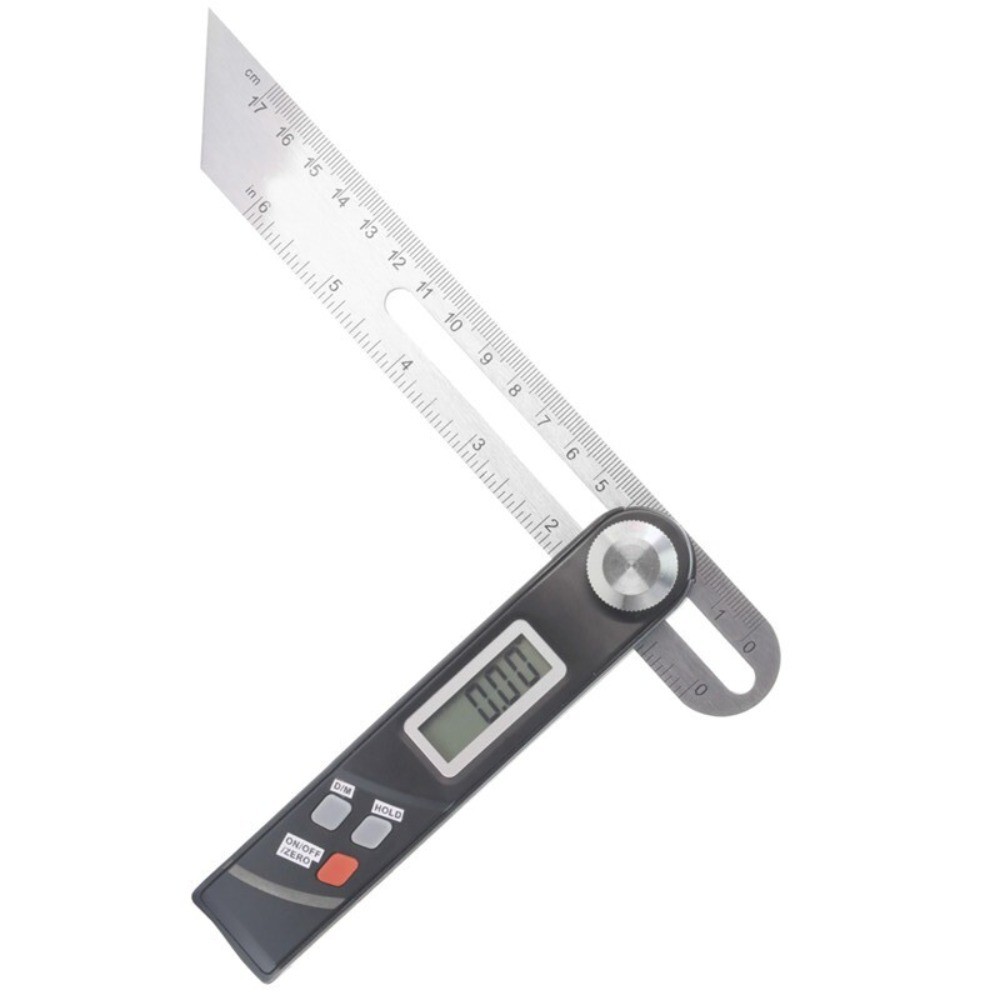 Electronic Sliding Digital Protractor Goniometer Angle Finder Metalworking Tools