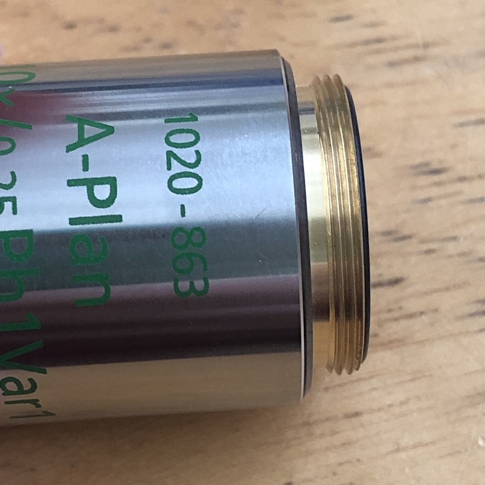 Zeiss A-Plan 10x Microscope Objective Ph1 Var1 Varel Infinity Nice