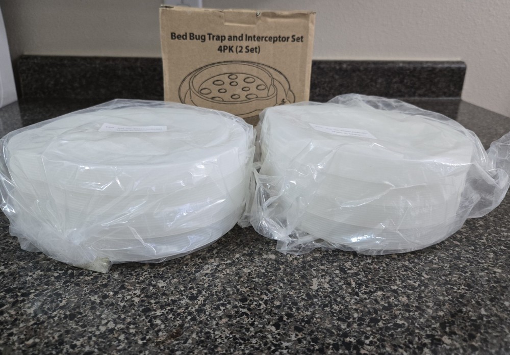Aspectek Bed Bug Trap And Interceptor-Open Box- 4 pack (2 Set)