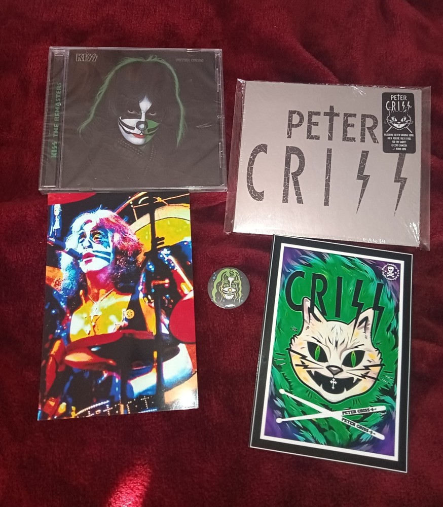 Kiss cd lot unopened Peter Criss solo 78 & new silver edition PC CRIZZ Criss