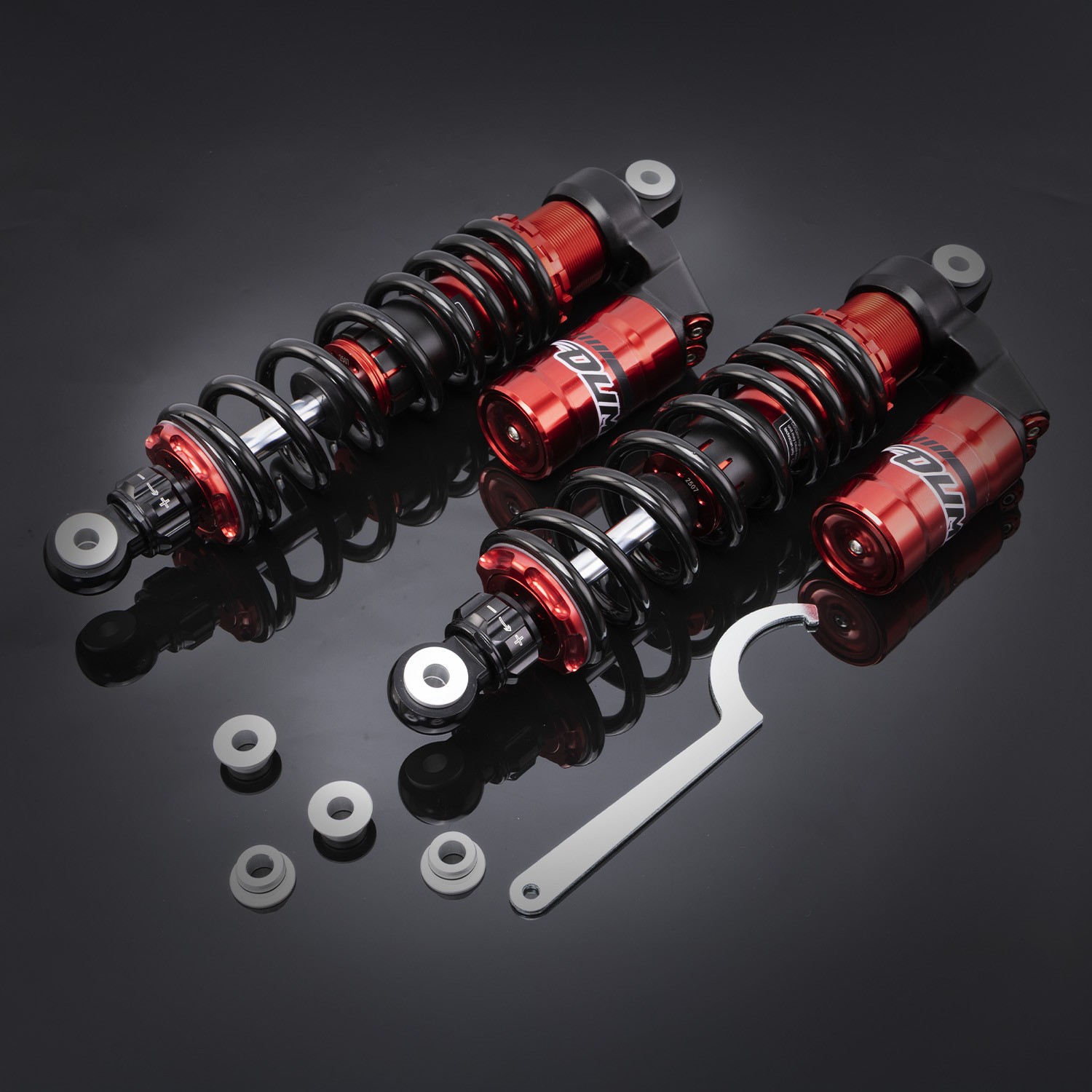 Stage 3 Front Shocks Absorbers Spring for 2003-2014 Suzuki Quadsport Z400 LTZ400