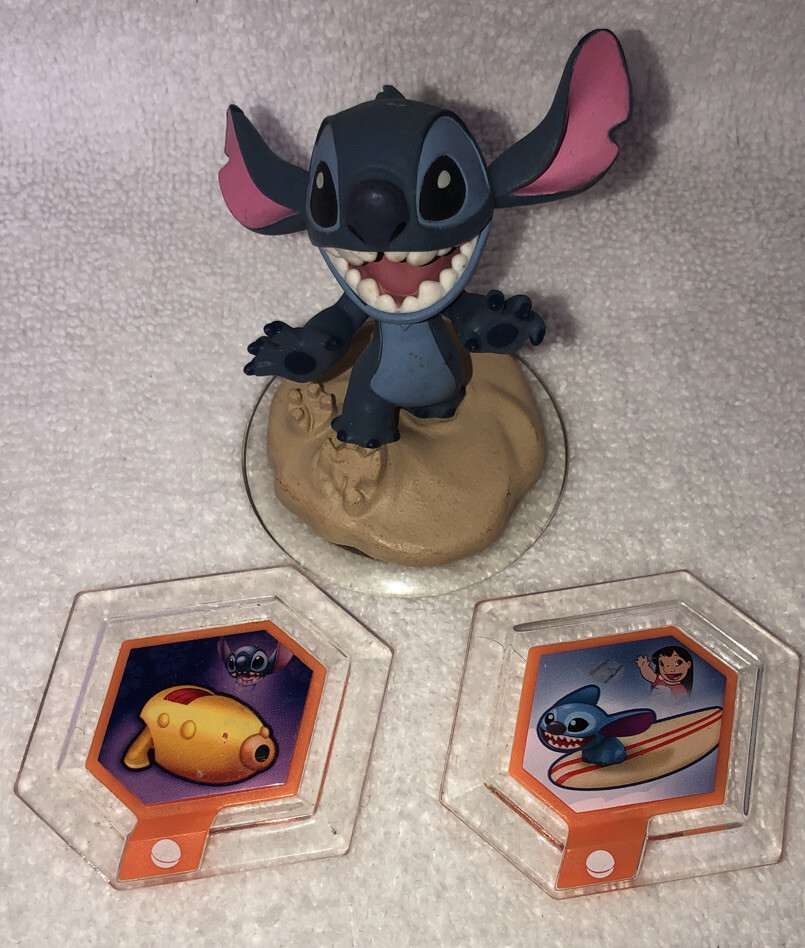 DISNEY INFINITY 2.0 Stitch Figure Character & Discs