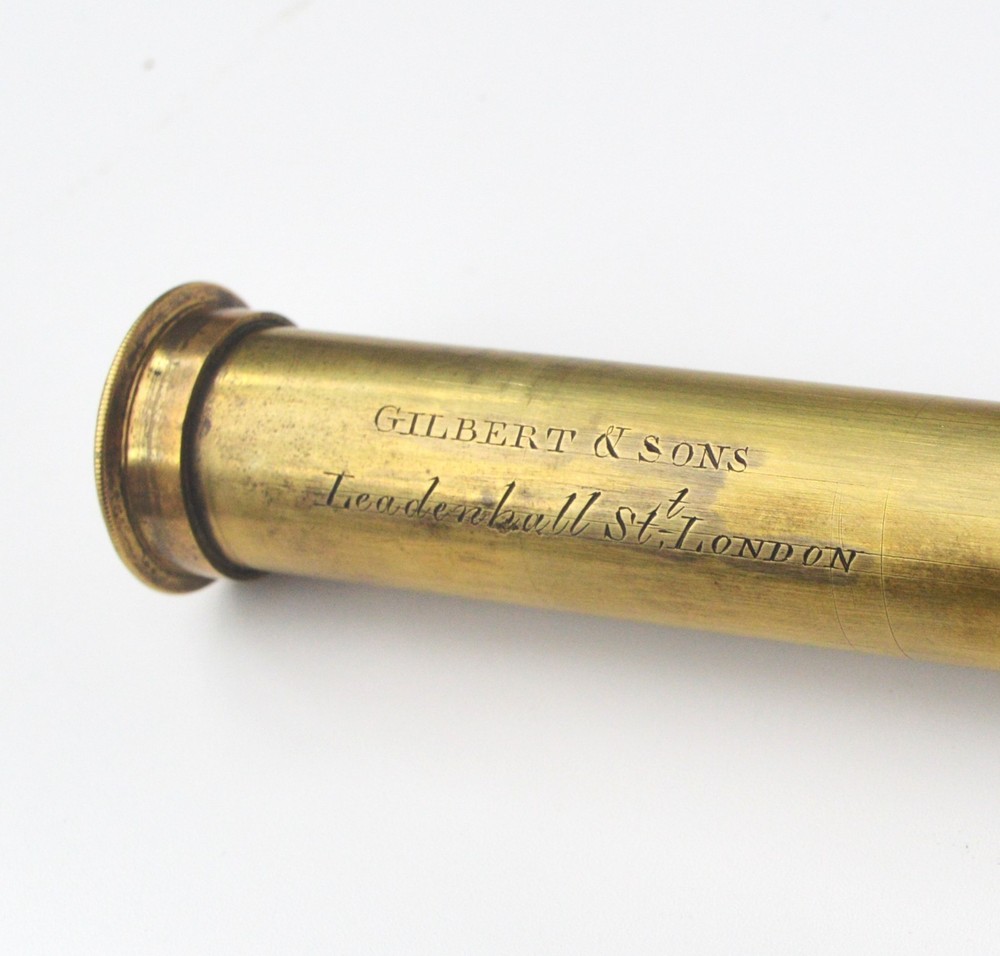 Georgian 'Walking Stick' telescope - Gilbert & Sons.