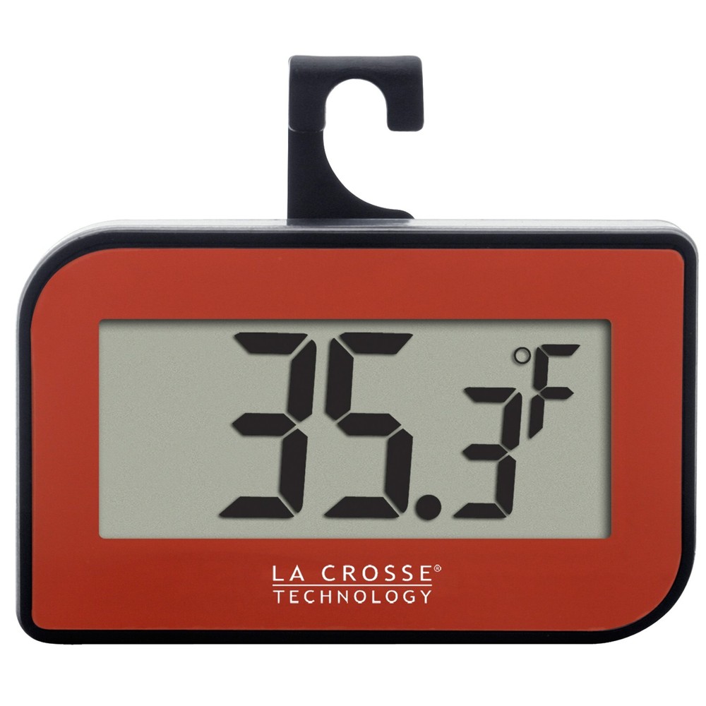 314-152-R La Crosse Technology Small Digital Thermometer - Red