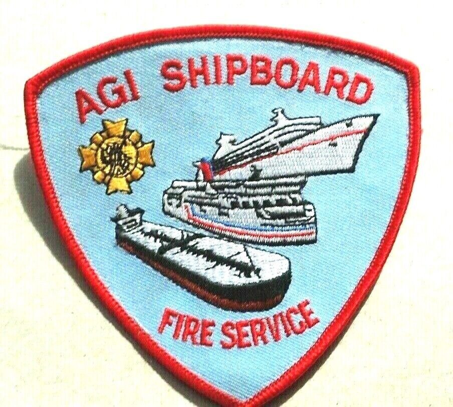 RARE AGI Shipboard Fire Service Patch