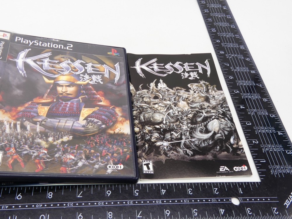 Authentic Kessen Playstation 2 PS2 Case & Manual No Game