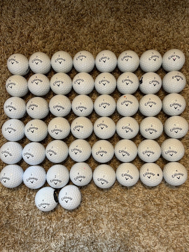 50 Mint Callaway Supersoft Golf Balls