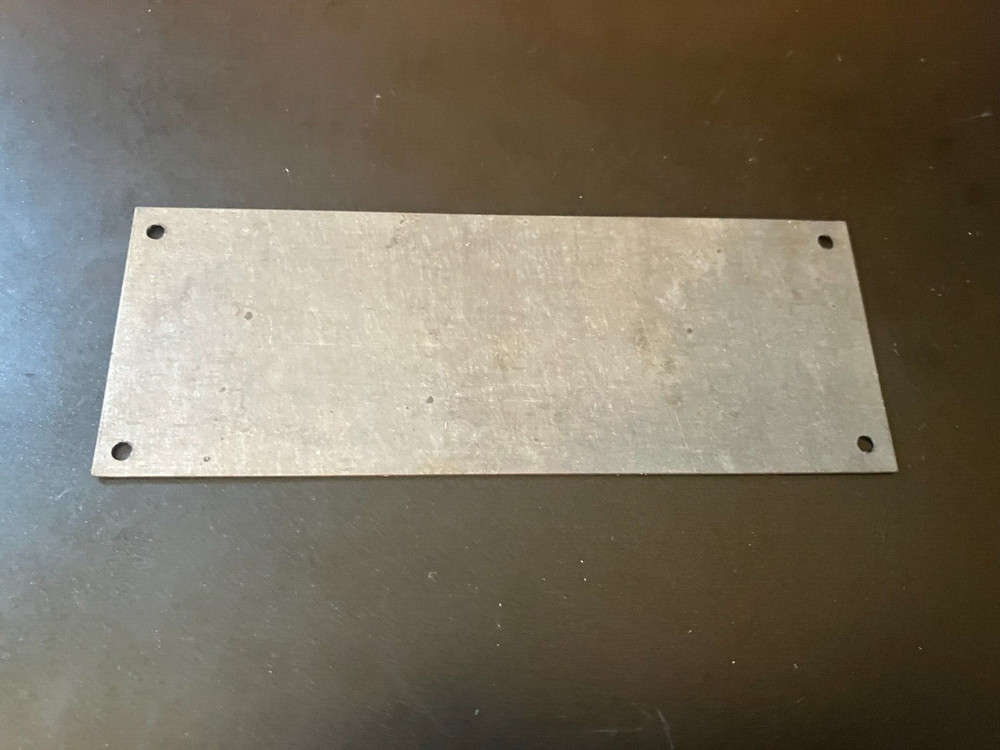 Antique Hightone Phonograph Metal ID Tag Label