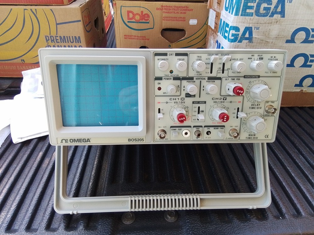 Omega BOS205 Analog Oscilloscope 2 Channel