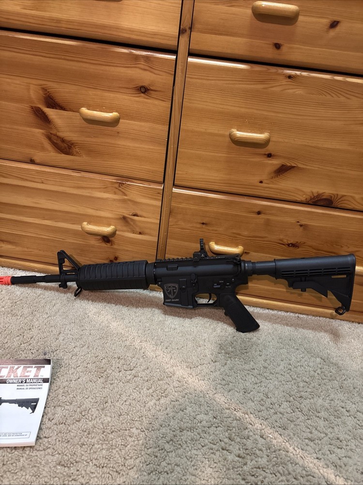 Red Jacket KMP Basic M4 Fully Auto and Semi Auto Airsoft Rifle.