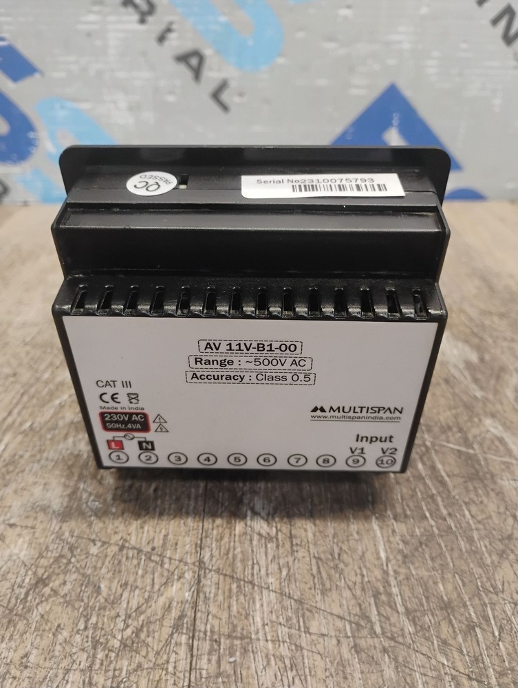 MULTISPAN AV 11V-B1-00 VOLTMETER