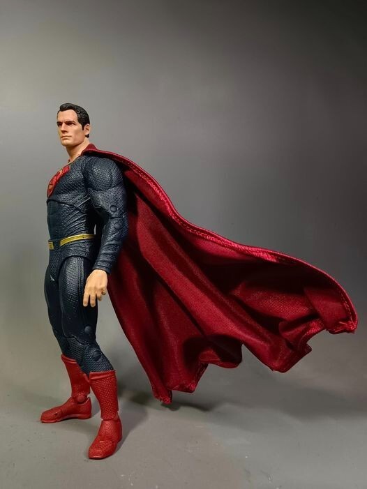 Red Wired Cape for mcfarlane toys superman  shipped within 7 Day ( only cape )
