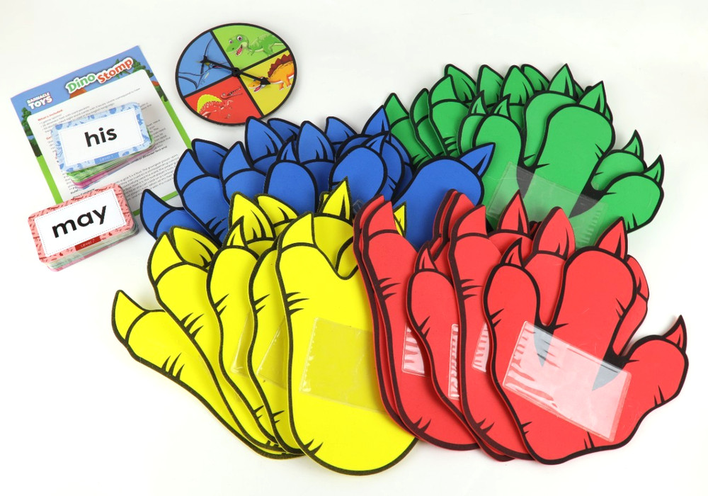 Dino Stomp Learning Sight Words Game