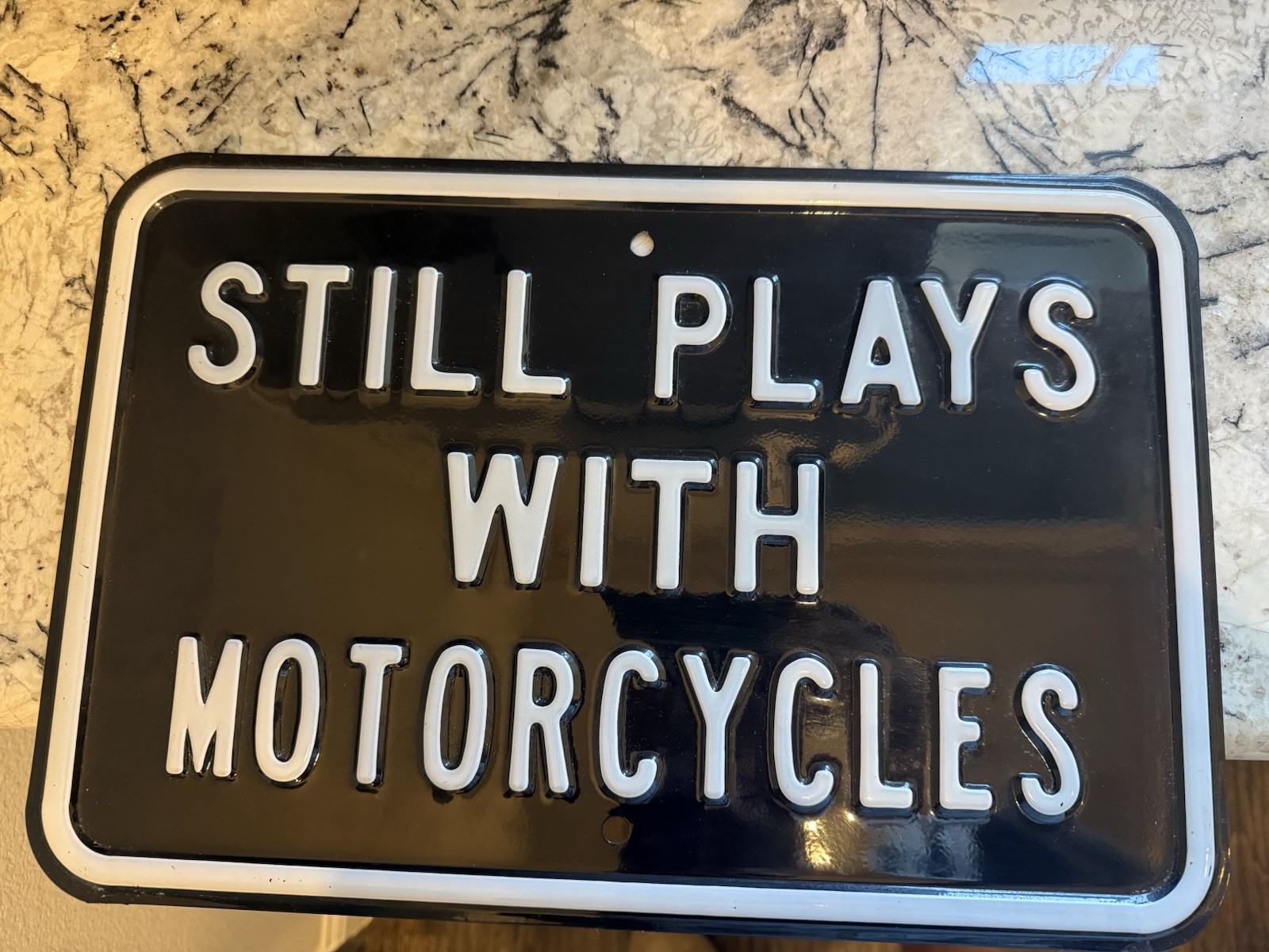 Harley Davidson Still Plays With Motorcycles Metal Sign