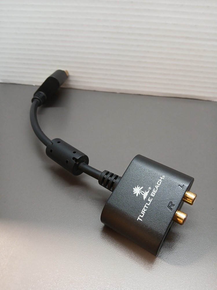 Turtle Beach Ear Force Audio Adapter Cable for Xbox 360 Microsoft Tested Working