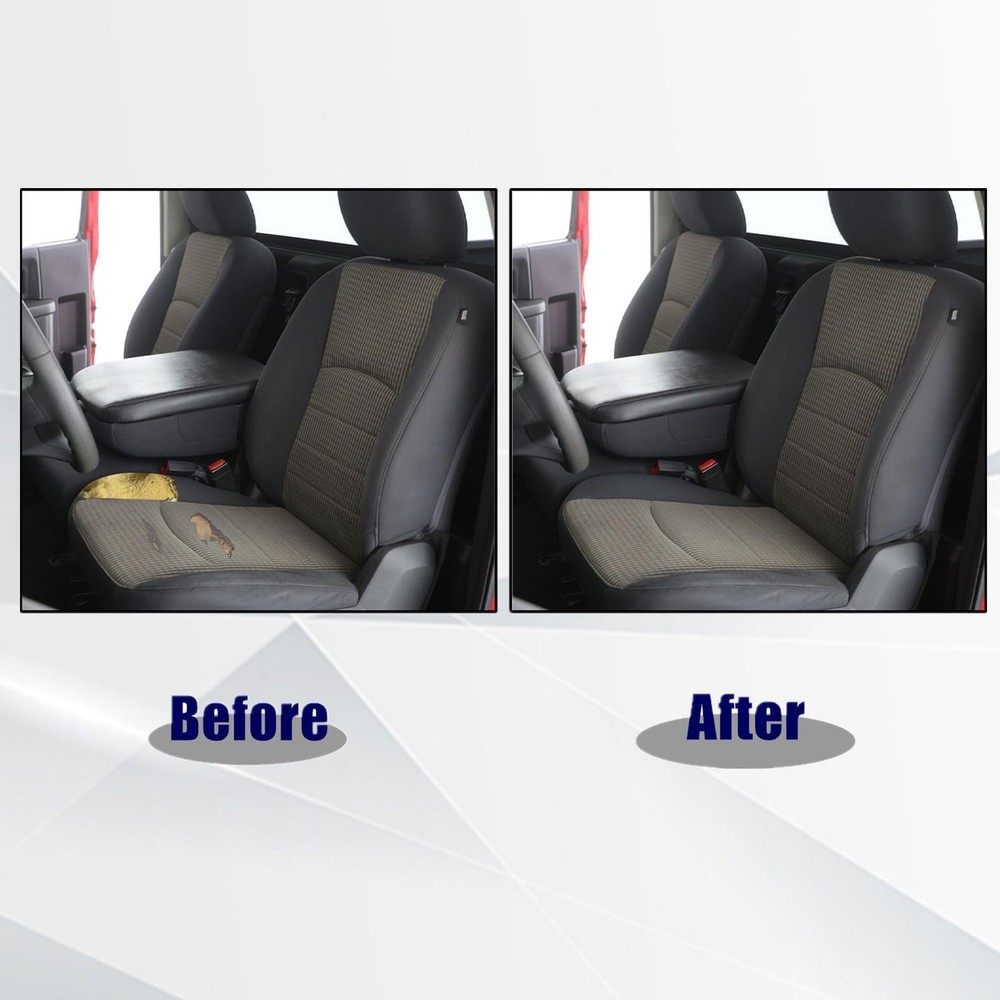 Front Left Driver Side Bottom Replacement Cloth Seat Cover Dark Driver Bottom